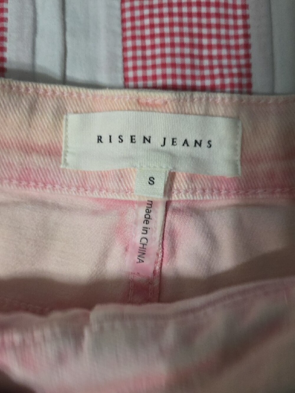 Risen Jeans / Risen Los Angeles Women's Acid Pink Denim Shorts NWT - Picture 3 of 7